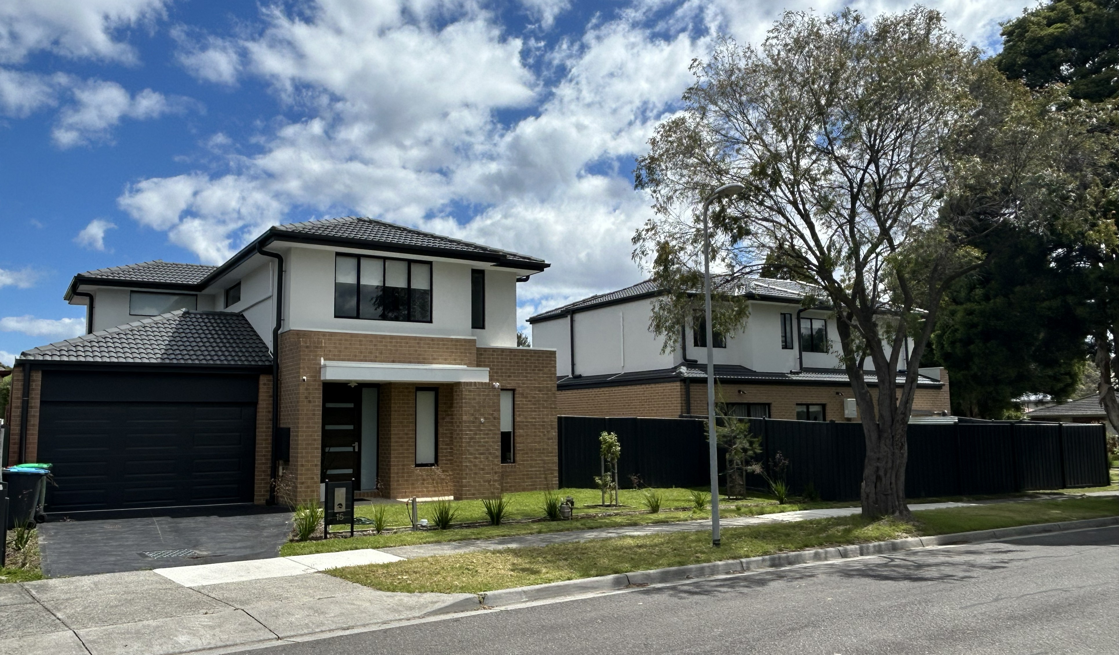 Modern Melbourne townhouse development